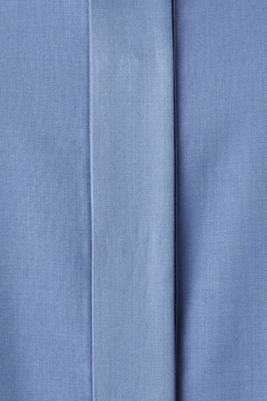 【オーヴィル/EAUVIRE】のサテンカラーシャツ 人気、トレンドファッション・服の通販 founy(ファニー) 　ファッション　Fashion　レディースファッション　Fashion for Women　トップス・カットソー　Cut & Sew Tops　シャツ・ブラウス・オフィスカジュアル　Elegant Blouses & Button-Ups　カフス　Cuff Design　コンビ　Combo, Combination Style　ジャケット　Jacket, Outerwear　ストレッチ　Stretch, Stretchy Fabric　スリーブ　Sleeve, Long Sleeve / Short Sleeve　ロング　Long, Long-Length　日本製　Made In Japan　other-8|ID: prp329100004745544 ipo3291000000035843589