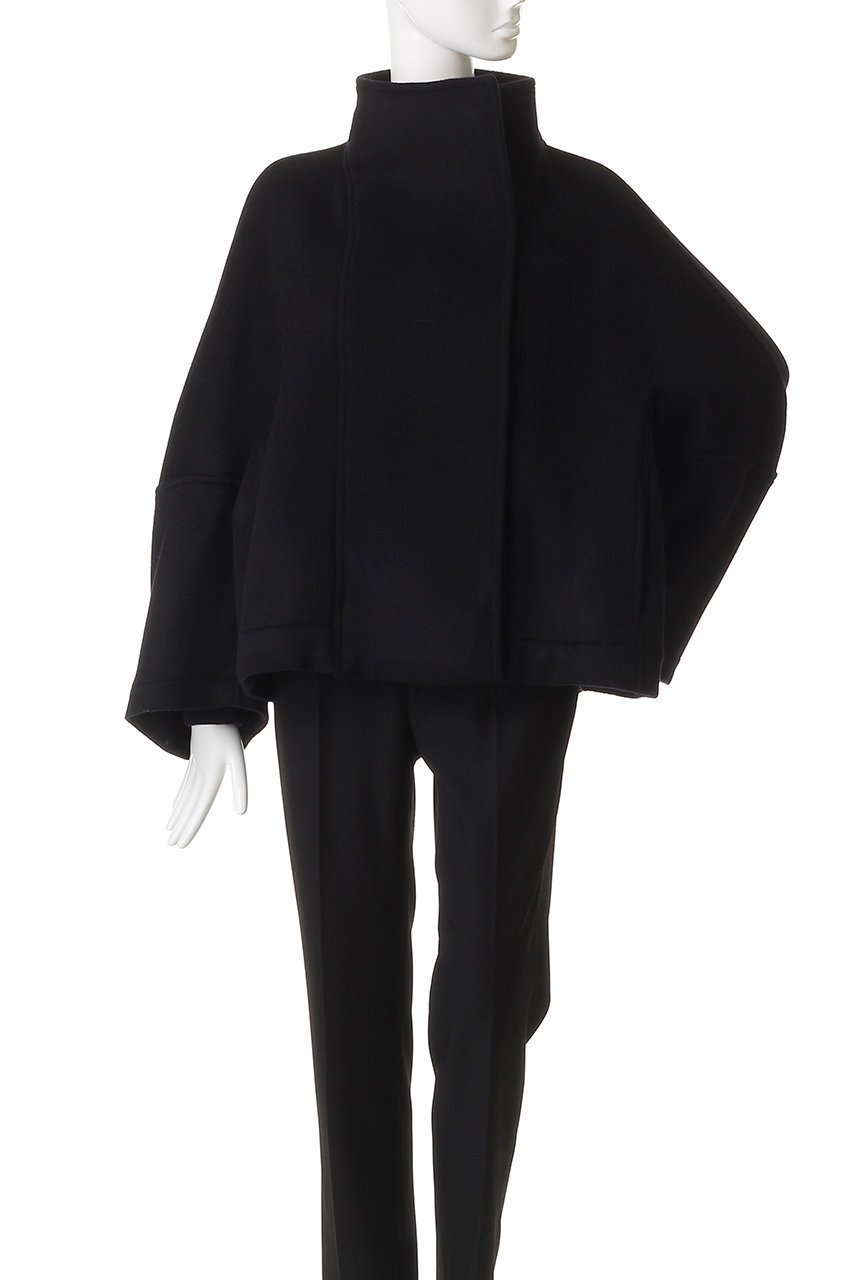 【ルームエイト/Room no.8】のカシミヤ ハイネック ショート ドット コート 人気、トレンドファッション・服の通販 founy(ファニー) 　ファッション　Fashion　レディースファッション　Fashion for Women　アウター　Coat / Outerwear Collection　コート・ロングコート・ピーコート　Long Coats, Peacoats & More　ショート　Short, Short Length　シンプル　Simple, Minimal　スタイリッシュ　Stylish, Fashionable　スリーブ　Sleeve, Long Sleeve / Short Sleeve　ドット　Polka Dot, Dot Pattern　ハイネック　High Neck, Mock Neck　ミックス　Mix, Mixed Style　新作・新入荷　New Arrivals / New In　other-2|ID: prp329100004745554 ipo3291000000034307548