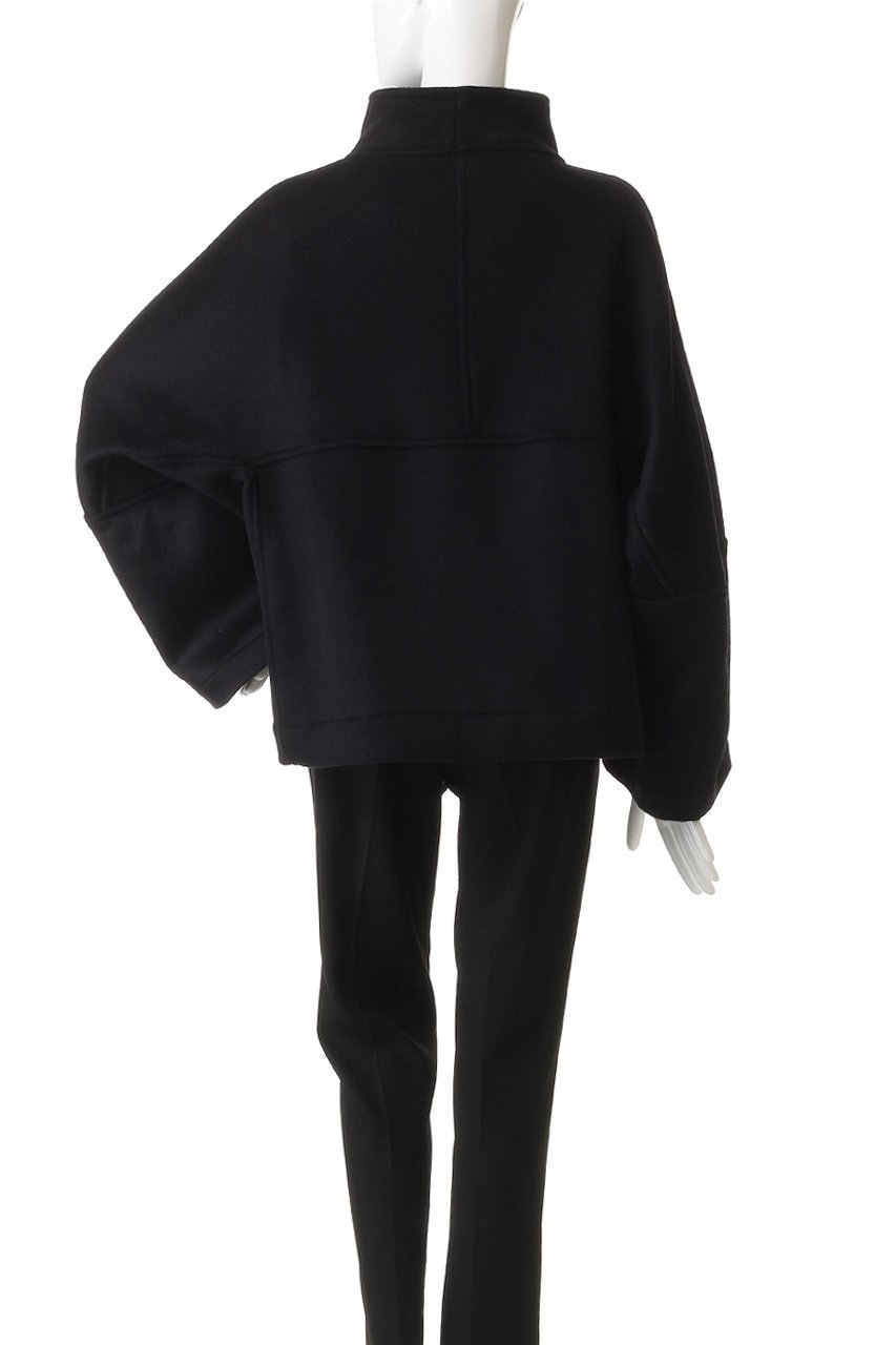 【ルームエイト/Room no.8】のカシミヤ ハイネック ショート ドット コート 人気、トレンドファッション・服の通販 founy(ファニー) 　ファッション　Fashion　レディースファッション　Fashion for Women　アウター　Coat / Outerwear Collection　コート・ロングコート・ピーコート　Long Coats, Peacoats & More　ショート　Short, Short Length　シンプル　Simple, Minimal　スタイリッシュ　Stylish, Fashionable　スリーブ　Sleeve, Long Sleeve / Short Sleeve　ドット　Polka Dot, Dot Pattern　ハイネック　High Neck, Mock Neck　ミックス　Mix, Mixed Style　新作・新入荷　New Arrivals / New In　other-4|ID: prp329100004745554 ipo3291000000034307551