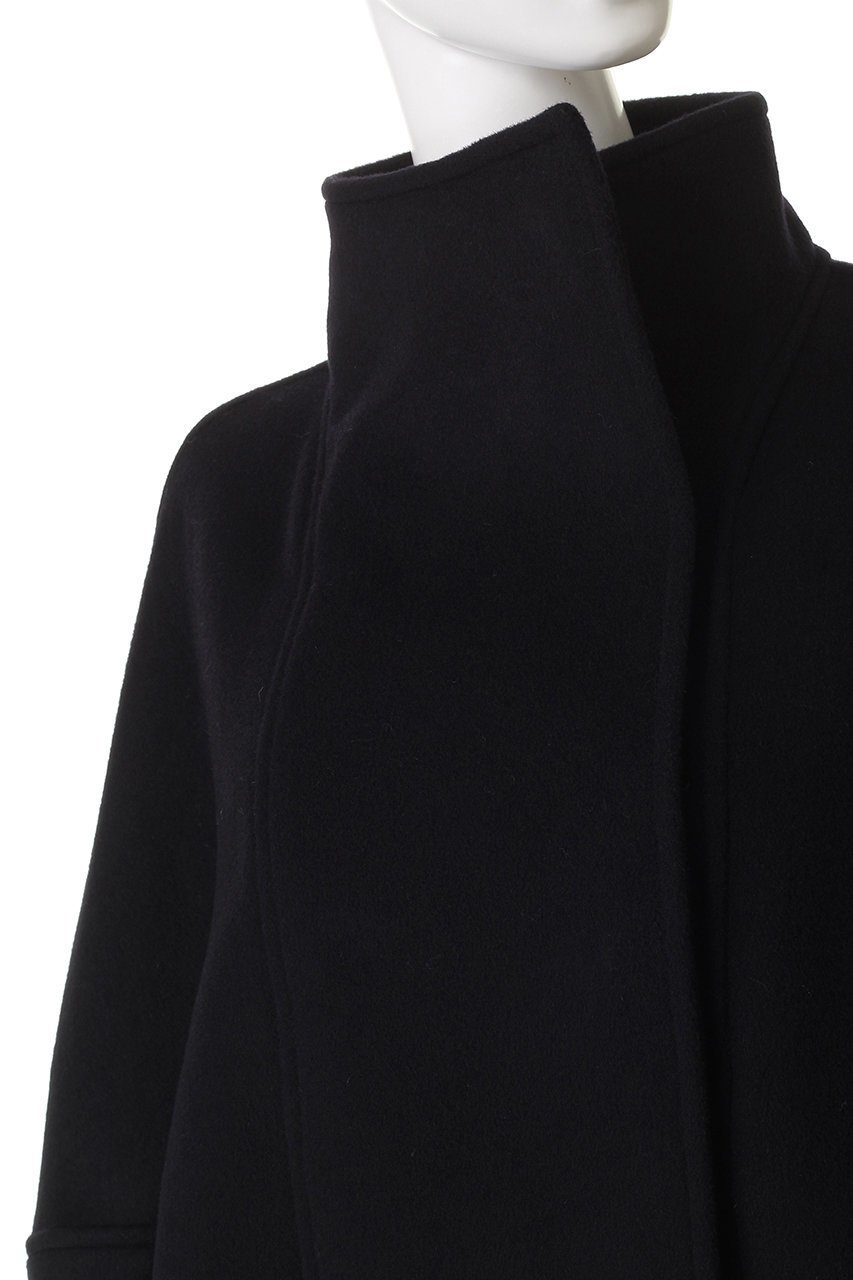【ルームエイト/Room no.8】のカシミヤ ハイネック ショート ドット コート 人気、トレンドファッション・服の通販 founy(ファニー) 　ファッション　Fashion　レディースファッション　Fashion for Women　アウター　Coat / Outerwear Collection　コート・ロングコート・ピーコート　Long Coats, Peacoats & More　ショート　Short, Short Length　シンプル　Simple, Minimal　スタイリッシュ　Stylish, Fashionable　スリーブ　Sleeve, Long Sleeve / Short Sleeve　ドット　Polka Dot, Dot Pattern　ハイネック　High Neck, Mock Neck　ミックス　Mix, Mixed Style　新作・新入荷　New Arrivals / New In　other-5|ID: prp329100004745554 ipo3291000000034307553