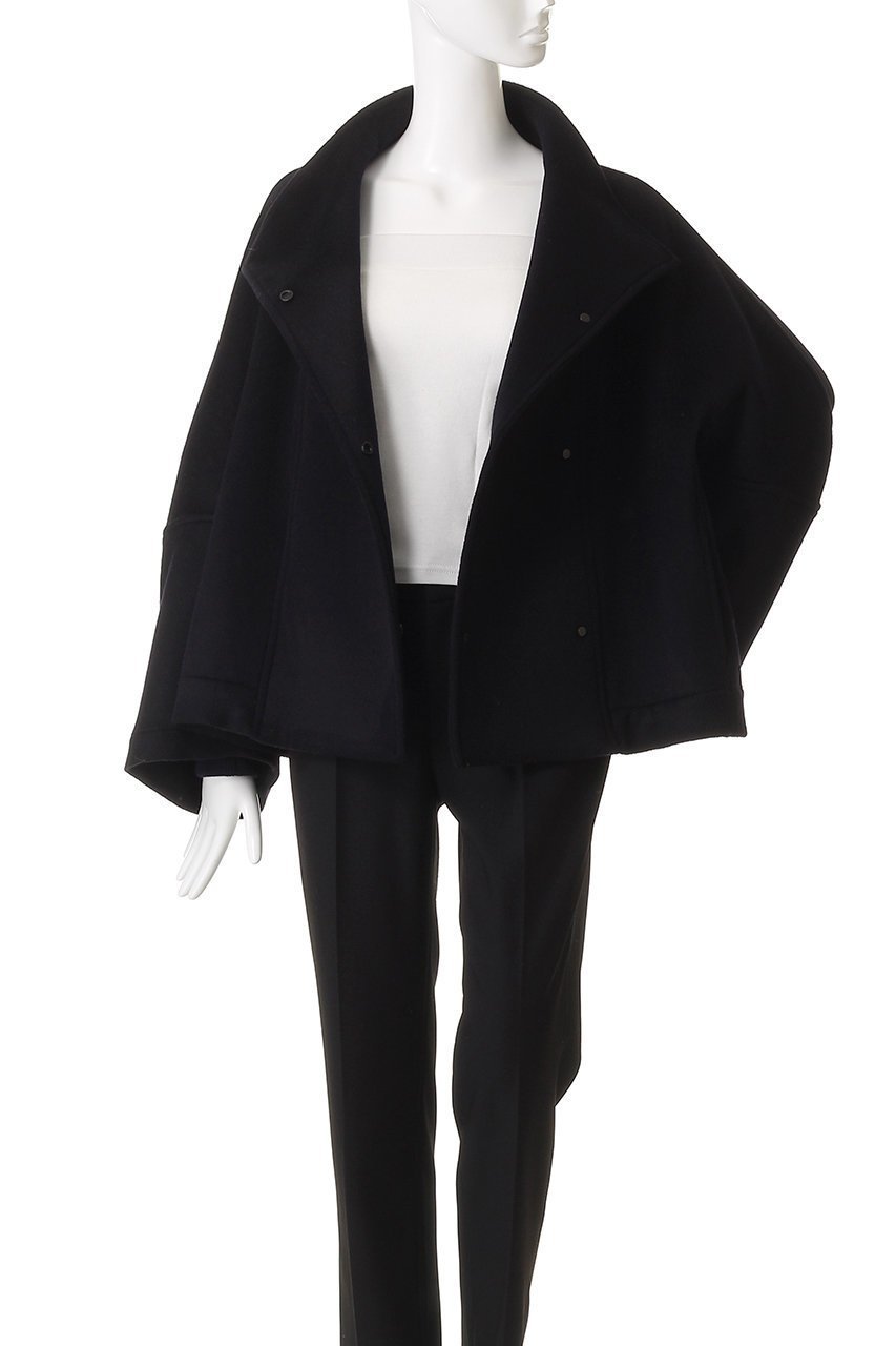 【ルームエイト/Room no.8】のカシミヤ ハイネック ショート ドット コート 人気、トレンドファッション・服の通販 founy(ファニー) 　ファッション　Fashion　レディースファッション　Fashion for Women　アウター　Coat / Outerwear Collection　コート・ロングコート・ピーコート　Long Coats, Peacoats & More　ショート　Short, Short Length　シンプル　Simple, Minimal　スタイリッシュ　Stylish, Fashionable　スリーブ　Sleeve, Long Sleeve / Short Sleeve　ドット　Polka Dot, Dot Pattern　ハイネック　High Neck, Mock Neck　ミックス　Mix, Mixed Style　新作・新入荷　New Arrivals / New In　other-8|ID: prp329100004745554 ipo3291000000034307556