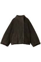 【ルームエイト/Room no.8】のPOODLE ハイネック ショート ドット コート ブラウン|ID:prp329100004745557