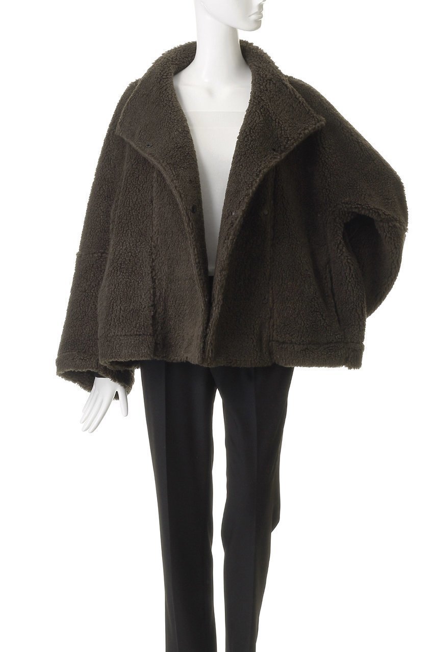 【ルームエイト/Room no.8】のPOODLE ハイネック ショート ドット コート 人気、トレンドファッション・服の通販 founy(ファニー) 　ファッション　Fashion　レディースファッション　Fashion for Women　アウター　Coat / Outerwear Collection　コート・ロングコート・ピーコート　Long Coats, Peacoats & More　ショート　Short, Short Length　ドット　Polka Dot, Dot Pattern　ハイネック　High Neck, Mock Neck　バランス　Balance, Style Balance　フェミニン　Feminine, Girly　リュクス　Luxury, Elegant, High-End, Chic　新作・新入荷　New Arrivals / New In　other-7|ID: prp329100004745557 ipo3291000000034307571
