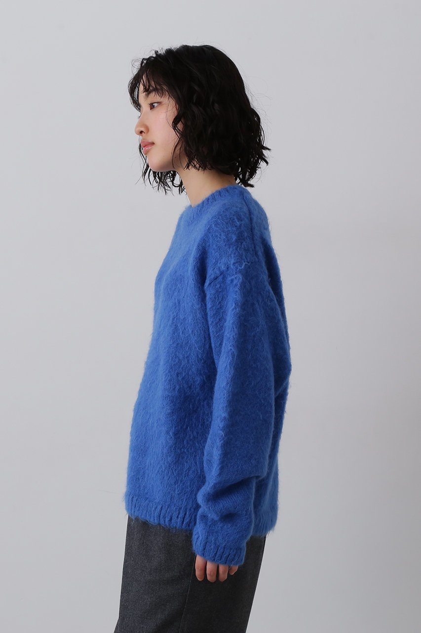 【イレーヴ/YLEVE】のモヘヤ ナッピング ニット プルオーバー 人気、トレンドファッション・服の通販 founy(ファニー) 　ファッション　Fashion　レディースファッション　Fashion for Women　トップス・カットソー　Cut & Sew Tops　ニット　Knit Tops & Sweaters　カジュアルプルオーバー・ニットトップス　Pullovers & Knit Tops / Casual Pullovers　なめらか　Smooth, Silky Texture　ウォーム　Warm Fabric　シンプル　Simple, Minimal　新作・新入荷　New Arrivals / New In　other-7|ID: prp329100004745559 ipo3291000000034307589