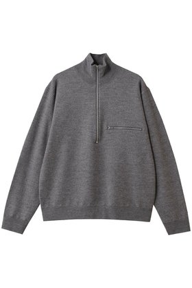 【イレーヴ/YLEVE】 ULTRAFINE メリノ ミルド ウール ニット ハーフ ジップ プルオーバー人気、トレンドファッション・服の通販 founy(ファニー) ファッション Fashion レディースファッション Fashion for Women トップス・カットソー Cut & Sew Tops ニット Knit Tops & Sweaters カジュアルプルオーバー・ニットトップス Pullovers & Knit Tops / Casual Pullovers カットソー Cut and Sewn Top ジップ Zip, Zipper チェック Check, Plaid, Tartan ハーフ Half, Half-Length 新作・新入荷 New Arrivals / New In |ID:prp329100004745562