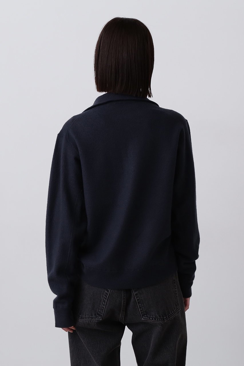 【イレーヴ/YLEVE】のULTRAFINE メリノ ミルド ウール ニット ハーフ ジップ プルオーバー 人気、トレンドファッション・服の通販 founy(ファニー) 　ファッション　Fashion　レディースファッション　Fashion for Women　トップス・カットソー　Cut & Sew Tops　ニット　Knit Tops & Sweaters　カジュアルプルオーバー・ニットトップス　Pullovers & Knit Tops / Casual Pullovers　カットソー　Cut and Sewn Top　ジップ　Zip, Zipper　チェック　Check, Plaid, Tartan　ハーフ　Half, Half-Length　新作・新入荷　New Arrivals / New In　other-8|ID: prp329100004745562 ipo3291000000034307605