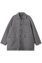 【イレーヴ/YLEVE】のSUPER 100 S ウール ダブル クロス ブルゾン グレー|ID: prp329100004745564 ipo3291000000035843683