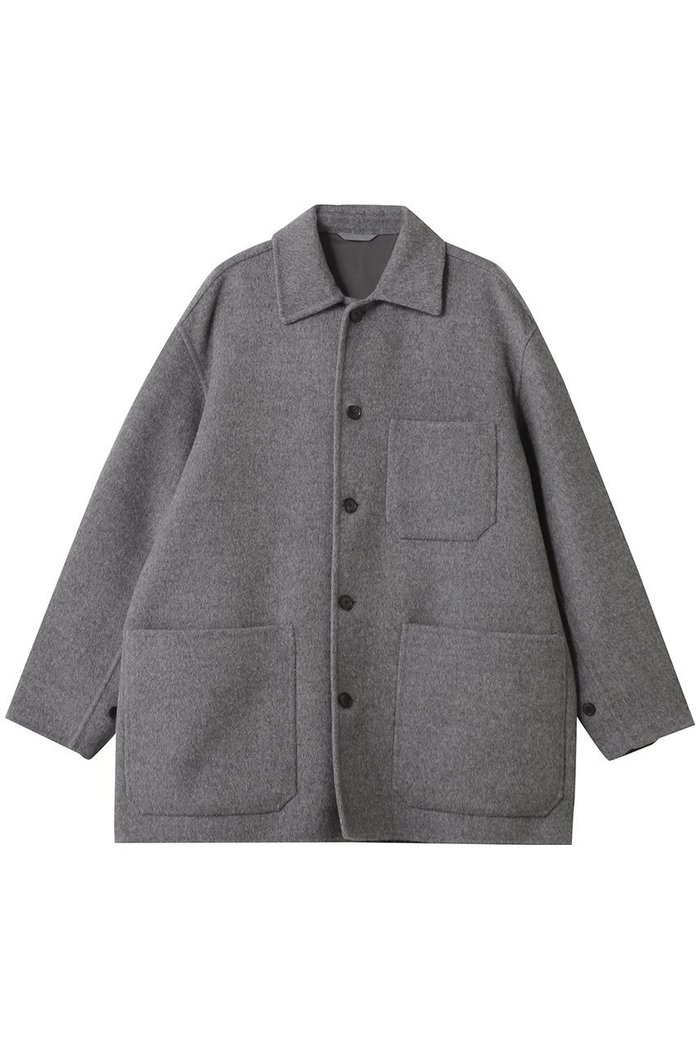 【イレーヴ/YLEVE】のSUPER 100 S ウール ダブル クロス ブルゾン インテリア・キッズ・メンズ・レディースファッション・服の通販 founy(ファニー) https://founy.com/ ファッション Fashion レディースファッション Fashion for Women アウター Coat / Outerwear Collection レディースジャケット・軽アウター Jackets ブルゾンジャケット・スポーティアウター Blouson Jackets ジャケット Jacket, Outerwear ダブル Double, Double-Breasted ハーフ Half, Half-Length フェイス Face, Facial Design ブルゾン Blouson, Bomber Jacket ポケット Pocket, Pocket Detail |ID: prp329100004745564 ipo3291000000036206011