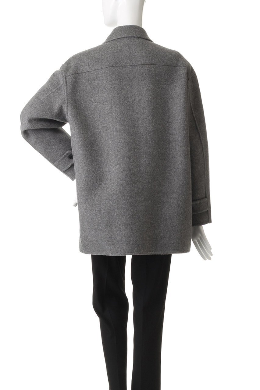 【イレーヴ/YLEVE】のSUPER 100 S ウール ダブル クロス ブルゾン 人気、トレンドファッション・服の通販 founy(ファニー) 　ファッション　Fashion　レディースファッション　Fashion for Women　アウター　Coat / Outerwear Collection　レディースジャケット・軽アウター　Jackets　ブルゾンジャケット・スポーティアウター　Blouson Jackets　ジャケット　Jacket, Outerwear　ダブル　Double, Double-Breasted　ハーフ　Half, Half-Length　フェイス　Face, Facial Design　ブルゾン　Blouson, Bomber Jacket　ポケット　Pocket, Pocket Detail　other-4|ID: prp329100004745564 ipo3291000000036206021