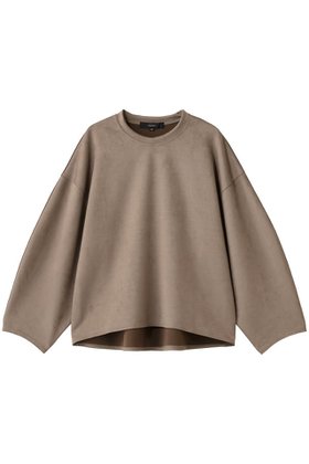 【フローレント/FLORENT】 リサイクルポリエステル スエード ジャージープルオーバー人気、トレンドファッション・服の通販 founy(ファニー) ファッション Fashion レディースファッション Fashion for Women トップス・カットソー Cut & Sew Tops シャツ・ブラウス・オフィスカジュアル Elegant Blouses & Button-Ups ロングTシャツ・Tシャツ Longline T-Shirts & Tees カジュアルプルオーバー・ニットトップス Pullovers & Knit Tops / Casual Pullovers カットソー・ベーシックTシャツ Cut-and-Sewn Tops / Stretch Tees & Basics シンプル Simple, Minimal スリーブ Sleeve, Long Sleeve / Short Sleeve トレンド Trend, Trending Now ボトム Bottoms, Lower Wear ロング Long, Long-Length 新作・新入荷 New Arrivals / New In |ID:prp329100004745566