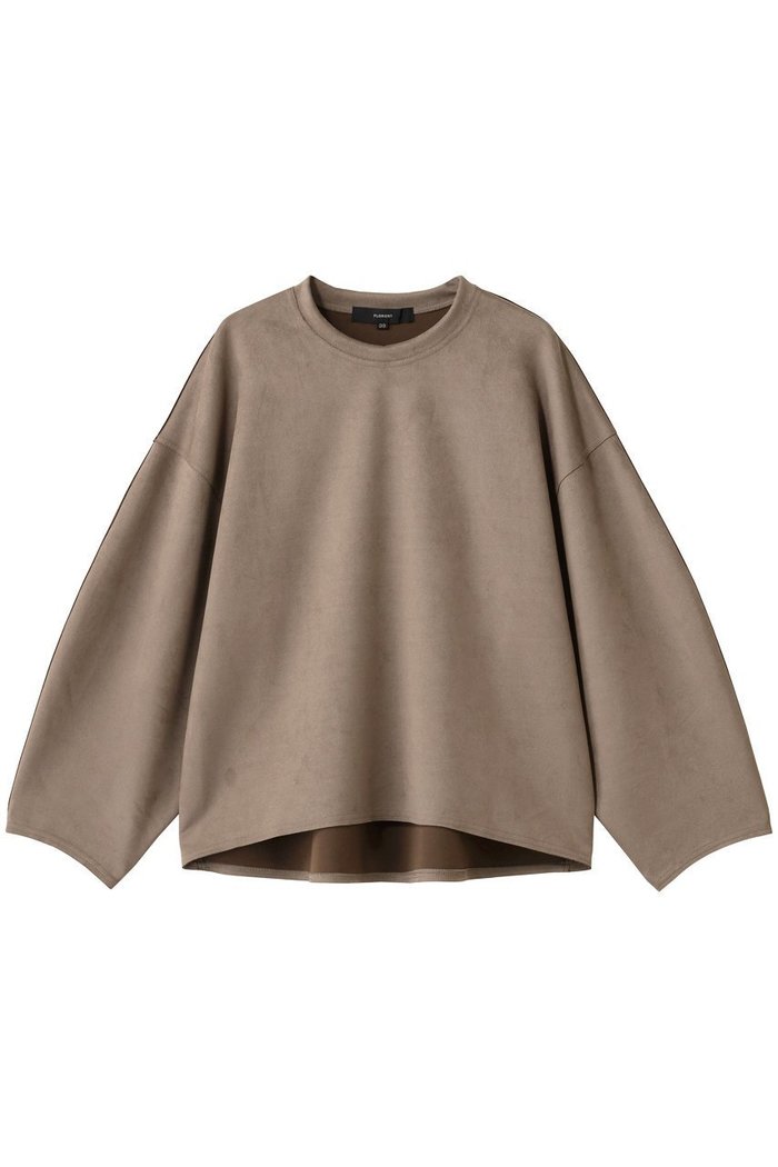 【フローレント/FLORENT】のリサイクルポリエステル スエード ジャージープルオーバー インテリア・キッズ・メンズ・レディースファッション・服の通販 founy(ファニー) https://founy.com/ ファッション Fashion レディースファッション Fashion for Women トップス・カットソー Cut & Sew Tops シャツ・ブラウス・オフィスカジュアル Elegant Blouses & Button-Ups ロングTシャツ・Tシャツ Longline T-Shirts & Tees カジュアルプルオーバー・ニットトップス Pullovers & Knit Tops / Casual Pullovers カットソー・ベーシックTシャツ Cut-and-Sewn Tops / Stretch Tees & Basics シンプル Simple, Minimal スリーブ Sleeve, Long Sleeve / Short Sleeve トレンド Trend, Trending Now ボトム Bottoms, Lower Wear ロング Long, Long-Length |ID: prp329100004745566 ipo3291000000035949479