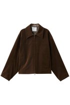 【ガリャルダガランテ/GALLARDAGALANTE】のフロッキーデニムジップブルゾン ブラウン|ID: prp329100004745568 ipo3291000000035986828