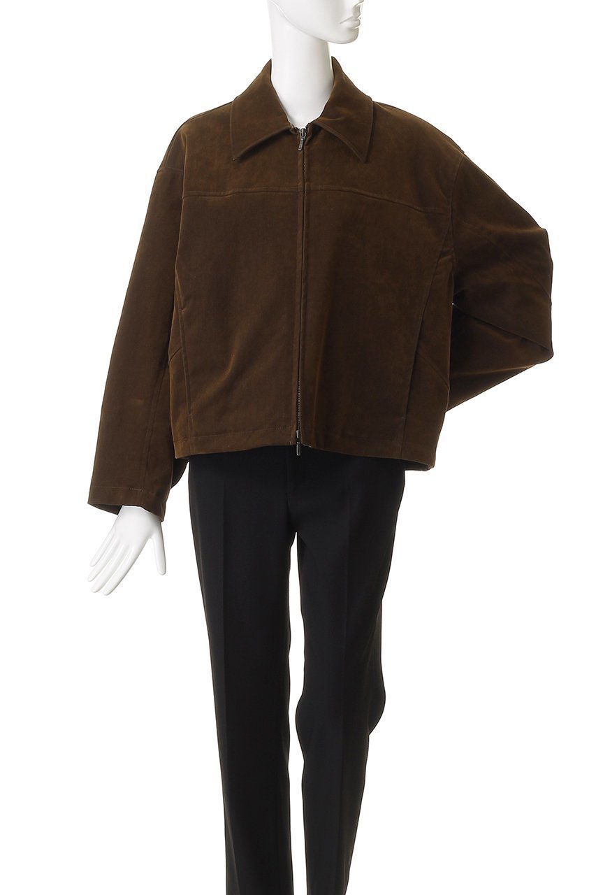 【ガリャルダガランテ/GALLARDAGALANTE】のフロッキーデニムジップブルゾン 人気、トレンドファッション・服の通販 founy(ファニー) 　ファッション　Fashion　レディースファッション　Fashion for Women　アウター　Coat / Outerwear Collection　レディースジャケット・軽アウター　Jackets　ブルゾンジャケット・スポーティアウター　Blouson Jackets　インナー　Innerwear　エレガント 上品　Elegant　クラシカル　Classical, Vintage-Inspired　コンパクト　Compact, Small Size　ジャケット　Jacket, Outerwear　デニム　Denim, Jeans Material　ブルゾン　Blouson, Bomber Jacket　マニッシュ　Mannish, Boyish　冬　Winter / This Winter　other-2|ID: prp329100004745568 ipo3291000000035986830