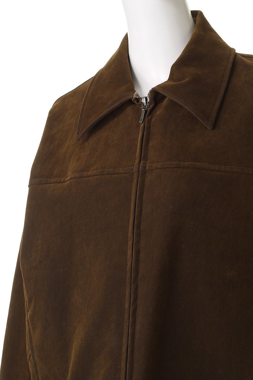 【ガリャルダガランテ/GALLARDAGALANTE】のフロッキーデニムジップブルゾン 人気、トレンドファッション・服の通販 founy(ファニー) 　ファッション　Fashion　レディースファッション　Fashion for Women　アウター　Coat / Outerwear Collection　レディースジャケット・軽アウター　Jackets　ブルゾンジャケット・スポーティアウター　Blouson Jackets　インナー　Innerwear　エレガント 上品　Elegant　クラシカル　Classical, Vintage-Inspired　コンパクト　Compact, Small Size　ジャケット　Jacket, Outerwear　デニム　Denim, Jeans Material　ブルゾン　Blouson, Bomber Jacket　マニッシュ　Mannish, Boyish　冬　Winter / This Winter　other-5|ID: prp329100004745568 ipo3291000000035986833