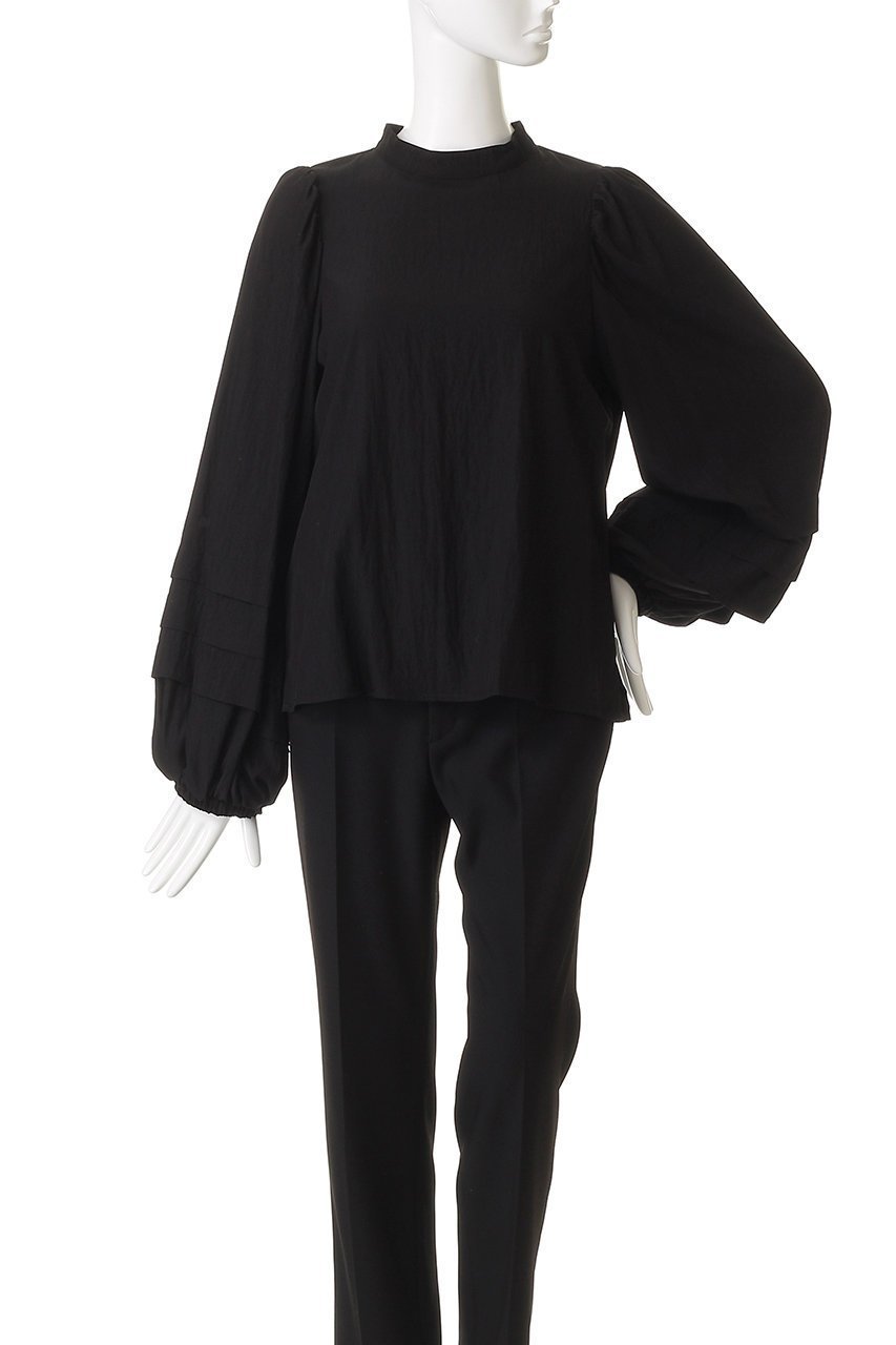 【ガリャルダガランテ/GALLARDAGALANTE】のタックスリーブブラウス 人気、トレンドファッション・服の通販 founy(ファニー) 　ファッション　Fashion　レディースファッション　Fashion for Women　トップス・カットソー　Cut & Sew Tops　シャツ・ブラウス・オフィスカジュアル　Elegant Blouses & Button-Ups　スリーブ　Sleeve, Long Sleeve / Short Sleeve　ロング　Long, Long-Length　エレガント 上品　Elegant　other-2|ID: prp329100004745579 ipo3291000000035403759