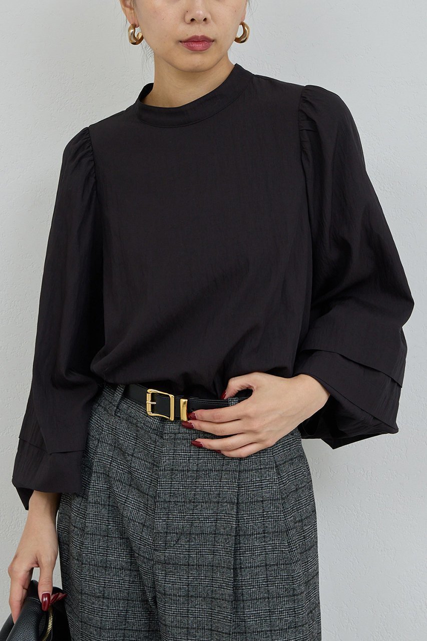 【ガリャルダガランテ/GALLARDAGALANTE】のタックスリーブブラウス 人気、トレンドファッション・服の通販 founy(ファニー) 　ファッション　Fashion　レディースファッション　Fashion for Women　トップス・カットソー　Cut & Sew Tops　シャツ・ブラウス・オフィスカジュアル　Elegant Blouses & Button-Ups　スリーブ　Sleeve, Long Sleeve / Short Sleeve　ロング　Long, Long-Length　エレガント 上品　Elegant　other-6|ID: prp329100004745579 ipo3291000000035403764