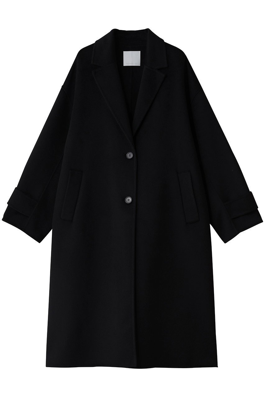 【ガリャルダガランテ/GALLARDAGALANTE】のリバーチェスターコート 人気、トレンドファッション・服の通販 founy(ファニー) 　ファッション　Fashion　レディースファッション　Fashion for Women　アウター　Coat / Outerwear Collection　コート・ロングコート・ピーコート　Long Coats, Peacoats & More　チェスターコート・ロング丈アウター　Chester Coats / Chesterfield Long Coats　カーディガン　Cardigan, Knitwear　シンプル　Simple, Minimal　チェスターコート　Chester Coat, Long Coat　デニム　Denim, Jeans Material　トレンド　Trend, Trending Now　ロング　Long, Long-Length　ワンポイント　One Point, Statement Accent　定番　Standard, Basic Item　 other-1|ID: prp329100004745580 ipo3291000000035986875