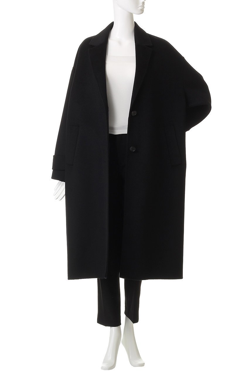 【ガリャルダガランテ/GALLARDAGALANTE】のリバーチェスターコート 人気、トレンドファッション・服の通販 founy(ファニー) 　ファッション　Fashion　レディースファッション　Fashion for Women　アウター　Coat / Outerwear Collection　コート・ロングコート・ピーコート　Long Coats, Peacoats & More　チェスターコート・ロング丈アウター　Chester Coats / Chesterfield Long Coats　カーディガン　Cardigan, Knitwear　シンプル　Simple, Minimal　チェスターコート　Chester Coat, Long Coat　デニム　Denim, Jeans Material　トレンド　Trend, Trending Now　ロング　Long, Long-Length　ワンポイント　One Point, Statement Accent　定番　Standard, Basic Item　other-7|ID: prp329100004745580 ipo3291000000035986884