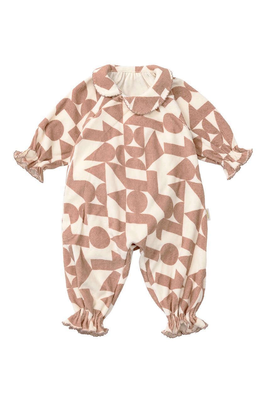 【マールマール/MARLMARL / KIDS】の【BABY】collon カバーオール インテリア・キッズ・メンズ・レディースファッション・服の通販 founy(ファニー) 　ファッション　Fashion　キッズファッション　Fashion for Kids　アシンメトリー　Asymmetrical Style　吸水　Absorbent, Quick-Dry　ストレッチ　Stretch, Stretchy Fabric　フィット　Fit, Slim Fit　フリル　Frill, Ruffle　ベビー　Baby, Babywear　モダン　Modern, Contemporary　ロンパース　Romper, Jumpsuit　おすすめ　Recommended / Our Picks　pink blocks|ID: prp329100004745585 ipo3291000000036192041