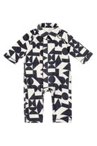 【マールマール/MARLMARL / KIDS】の【BABY】calin カバーオール navy blocks|ID:prp329100004745586