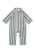 【マールマール/MARLMARL / KIDS】の【BABY】calin カバーオール navy blocks 70 blue stripe|ID: prp329100004745586 ipo3291000000036246853