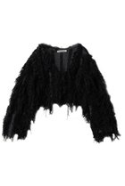 【プランク プロジェクト/PRANK PROJECT】のフラッフィーニットカーディガン / Fluffy Knit Cardigan 人気、トレンドファッション・服の通販 founy(ファニー) ファッション Fashion レディースファッション Fashion for Women トップス・カットソー Cut & Sew Tops ニット Knit Tops & Sweaters カーディガン・羽織り Layered Style Cardigans カーディガン Cardigan, Knitwear クロップド Cropped, Short Length スリーブ Sleeve, Long Sleeve / Short Sleeve ロング Long, Long-Length 新作・新入荷 New Arrivals / New In A/W・秋冬 Autumn/Winter thumbnail BLK(ブラック)|ID: prp329100004745588 ipo3291000000034307828