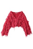 【プランク プロジェクト/PRANK PROJECT】のフラッフィーニットカーディガン / Fluffy Knit Cardigan 人気、トレンドファッション・服の通販 founy(ファニー) ファッション Fashion レディースファッション Fashion for Women トップス・カットソー Cut & Sew Tops ニット Knit Tops & Sweaters カーディガン・羽織り Layered Style Cardigans カーディガン Cardigan, Knitwear クロップド Cropped, Short Length スリーブ Sleeve, Long Sleeve / Short Sleeve ロング Long, Long-Length 新作・新入荷 New Arrivals / New In A/W・秋冬 Autumn/Winter thumbnail RED(レッド)|ID: prp329100004745588 ipo3291000000034307830
