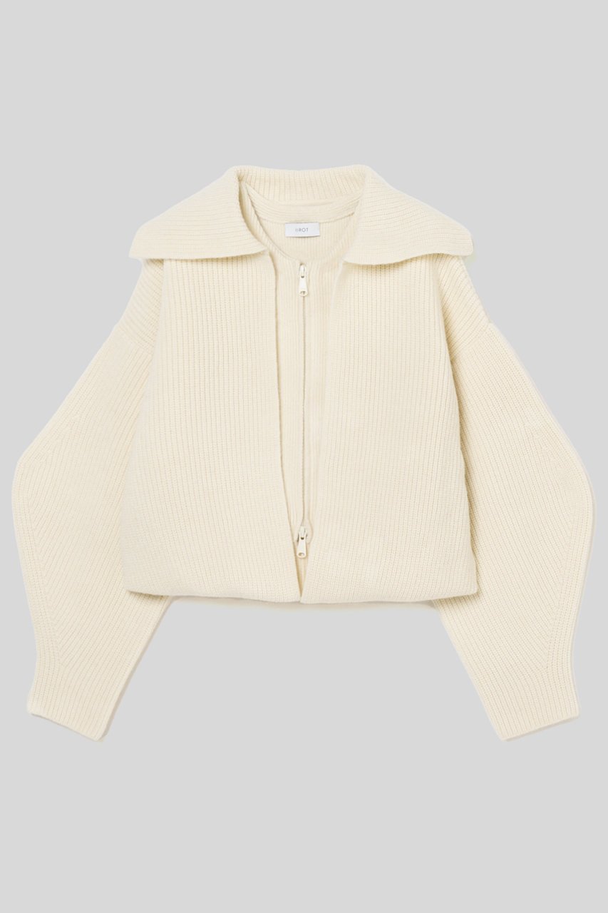 【イロット/IIROT】のTasmania ラム ジップ ジャケット 人気、トレンドファッション・服の通販 founy(ファニー) 　ファッション　Fashion　レディースファッション　Fashion for Women　アウター　Coat / Outerwear Collection　レディースジャケット・軽アウター　Jackets　ブルゾンジャケット・スポーティアウター　Blouson Jackets　インナー　Innerwear　ジップ　Zip, Zipper　ジャケット　Jacket, Outerwear　ドッキング　Docking, Mixed Material　ブルゾン　Blouson, Bomber Jacket　ベスト　Vest, Waistcoat　新作・新入荷　New Arrivals / New In　畦　Ribbed Knit　 other-1|ID: prp329100004745589 ipo3291000000034307835