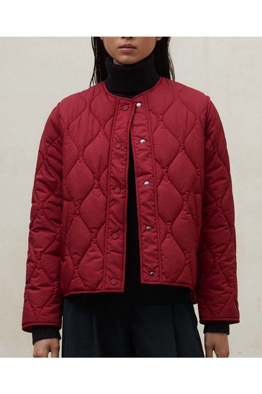 【エコアルフ/ECOALF】のMUSA キルト ジャケット / MUSA JACKET WOMAN インテリア・キッズ・メンズ・レディースファッション・服の通販 founy(ファニー) 　ファッション　Fashion　レディースファッション　Fashion for Women　アウター　Coat / Outerwear Collection　コート・ロングコート・ピーコート　Long Coats, Peacoats & More　レディースジャケット・軽アウター　Jackets　キルト　Quilt, Quilted Fabric　シェイプ　Shape, Slim Fit　ショート　Short, Short Length　ジャケット　Jacket, Outerwear　モダン　Modern, Contemporary　リラックス　Relax, Relaxed Fit　ロング　Long, Long-Length　人気　Popular, Best Seller　新作・新入荷　New Arrivals / New In　軽量　Lightweight, Ultra Light　レッド|ID: prp329100004745591 ipo3291000000034307849
