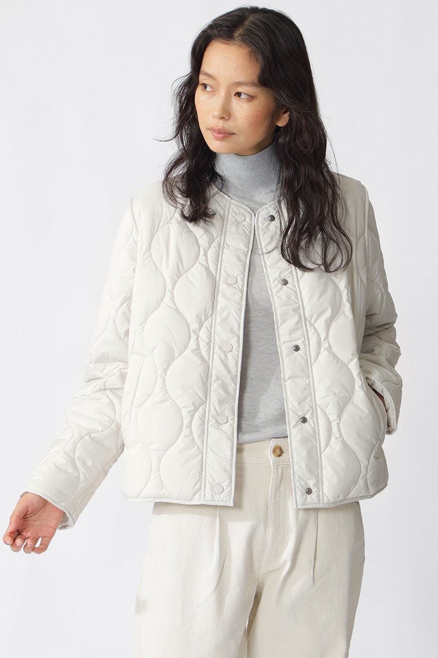 【エコアルフ/ECOALF】のMUSA キルト ジャケット / MUSA JACKET WOMAN インテリア・キッズ・メンズ・レディースファッション・服の通販 founy(ファニー) 　ファッション　Fashion　レディースファッション　Fashion for Women　アウター　Coat / Outerwear Collection　コート・ロングコート・ピーコート　Long Coats, Peacoats & More　レディースジャケット・軽アウター　Jackets　キルト　Quilt, Quilted Fabric　シェイプ　Shape, Slim Fit　ショート　Short, Short Length　ジャケット　Jacket, Outerwear　モダン　Modern, Contemporary　リラックス　Relax, Relaxed Fit　ロング　Long, Long-Length　人気　Popular, Best Seller　軽量　Lightweight, Ultra Light　オフホワイト|ID: prp329100004745591 ipo3291000000035986901