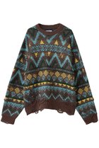 【メゾンスペシャル/MAISON SPECIAL】の【UNISEX】ノルディックダメージJQDニット 人気、トレンドファッション・服の通販 founy(ファニー) ファッション Fashion レディースファッション Fashion for Women トップス・カットソー Cut & Sew Tops ニット Knit Tops & Sweaters カジュアルプルオーバー・ニットトップス Pullovers & Knit Tops / Casual Pullovers ユニセックス Unisex, Genderless アクリル Acrylic Material クラシック Classic, Timeless Style ショルダー Shoulder, Shoulder Strap ダメージ Distressed, Destroyed ドロップ Drop Shoulder, Dropped Style 新作・新入荷 New Arrivals / New In A/W・秋冬 Autumn/Winter thumbnail BRN(ブラウン)|ID: prp329100004745595 ipo3291000000034307876