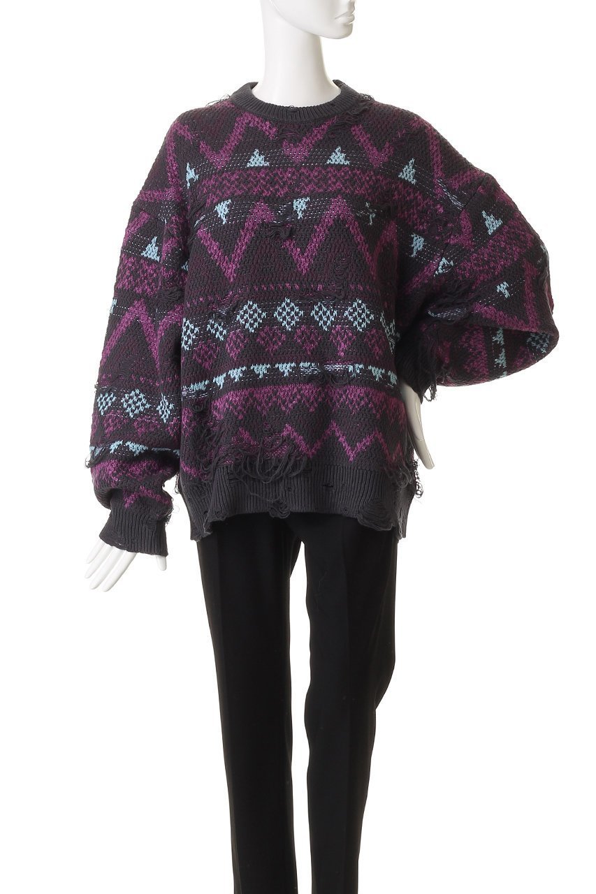 【メゾンスペシャル/MAISON SPECIAL】の【UNISEX】ノルディックダメージJQDニット 人気、トレンドファッション・服の通販 founy(ファニー) 　ファッション　Fashion　レディースファッション　Fashion for Women　トップス・カットソー　Cut & Sew Tops　ニット　Knit Tops & Sweaters　カジュアルプルオーバー・ニットトップス　Pullovers & Knit Tops / Casual Pullovers　ユニセックス　Unisex, Genderless　アクリル　Acrylic Material　クラシック　Classic, Timeless Style　ショルダー　Shoulder, Shoulder Strap　ダメージ　Distressed, Destroyed　ドロップ　Drop Shoulder, Dropped Style　新作・新入荷　New Arrivals / New In　A/W・秋冬　Autumn/Winter　other-2|ID: prp329100004745595 ipo3291000000034307877