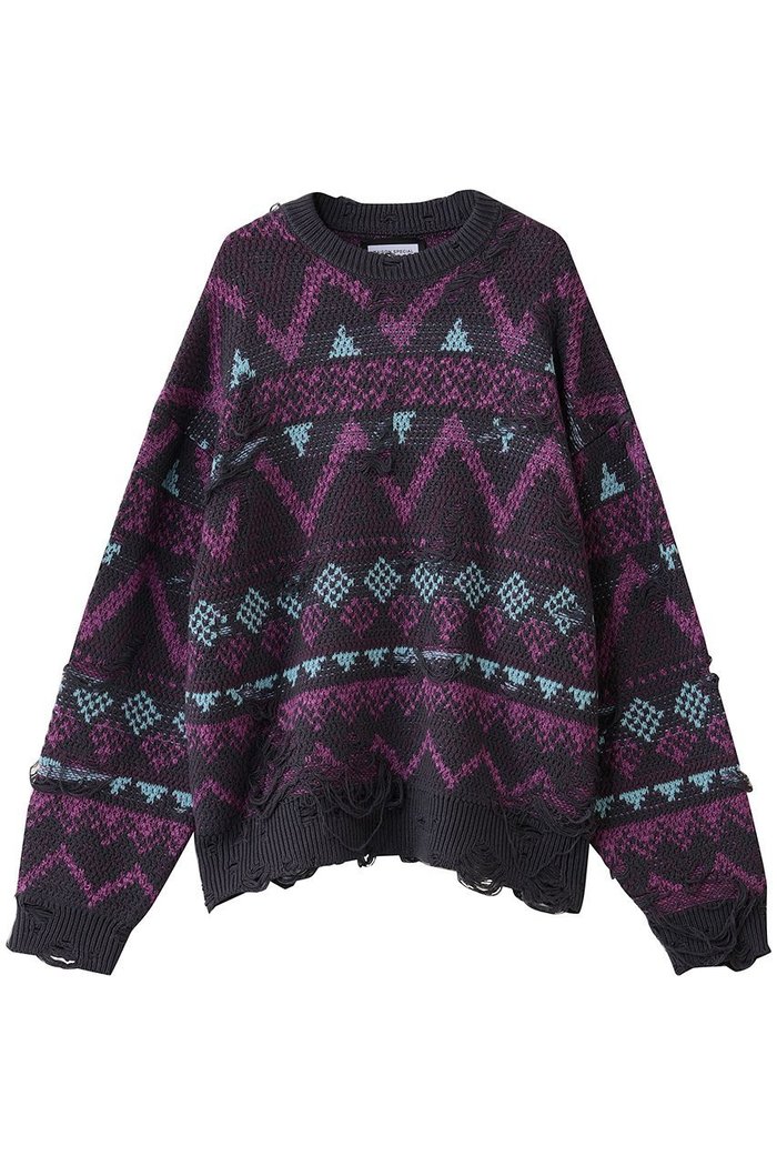 【メゾンスペシャル/MAISON SPECIAL】の【UNISEX】ノルディックダメージJQDニット インテリア・キッズ・メンズ・レディースファッション・服の通販 founy(ファウニー) https://founy.com/ ファッション Fashion レディースファッション Fashion for Women トップス・カットソー Cut & Sew Tops ニット Knit Tops & Sweaters カジュアルプルオーバー・ニットトップス Pullovers & Knit Tops / Casual Pullovers ユニセックス Unisex, Genderless アクリル Acrylic Material クラシック Classic, Timeless Style ショルダー Shoulder, Shoulder Strap ダメージ Distressed, Destroyed ドロップ Drop Shoulder, Dropped Style A/W・秋冬 Autumn/Winter |ID: prp329100004745595 ipo3291000000035695662