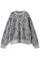 【メゾンスペシャル/MAISON SPECIAL】の【UNISEX】5GGモヘアシャギーニットPO ダイヤジオトリックメパターン 人気、トレンドファッション・服の通販 founy(ファニー) ファッション Fashion レディースファッション Fashion for Women トップス・カットソー Cut & Sew Tops ニット Knit Tops & Sweaters カジュアルプルオーバー・ニットトップス Pullovers & Knit Tops / Casual Pullovers ユニセックス Unisex, Genderless ジャカード／ジャガード Jacquard, Woven Pattern バランス Balance, Style Balance 新作・新入荷 New Arrivals / New In A/W・秋冬 Autumn/Winter |ID:prp329100004745596