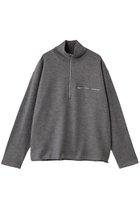 【イレーヴ/YLEVE / MEN】の【MEN】 ULTRAFINE メリノ ミルド ウール ニット ハーフ ジップ プルオーバー グレー|ID: prp329100004745606 ipo3291000000034308003