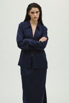 【リムアーク/RIM.ARK】のOpen collar slim SH JK/ジャケット 人気、トレンドファッション・服の通販 founy(ファニー) ファッション Fashion レディースファッション Fashion for Women アウター Coat / Outerwear Collection レディースジャケット・軽アウター Jackets トップス・カットソー Cut & Sew Tops 2026年 2026 オケージョン Occasion Wear サテン Satin, Glossy Fabric ジャケット Jacket, Outerwear スリーブ Sleeve, Long Sleeve / Short Sleeve セットアップ Set-Up, Coordinated Outfit ダブル Double, Double-Breasted ラグジュアリー Luxury, Elegant ロング Long, Long-Length エレガント 上品 Elegant 夏 Summer 春 Spring S/S・春夏 SS, Spring/Summer, Warm Season thumbnail ネイビー|ID: prp329100004745610 ipo3291000000035682761