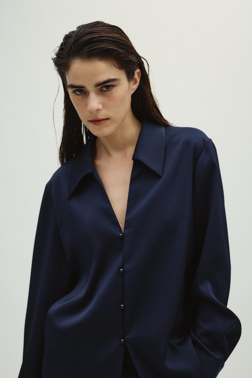 【リムアーク/RIM.ARK】のOpen collar slim SH JK/ジャケット 人気、トレンドファッション・服の通販 founy(ファニー) 　ファッション　Fashion　レディースファッション　Fashion for Women　アウター　Coat / Outerwear Collection　レディースジャケット・軽アウター　Jackets　トップス・カットソー　Cut & Sew Tops　2026年　2026　オケージョン　Occasion Wear　サテン　Satin, Glossy Fabric　ジャケット　Jacket, Outerwear　スリーブ　Sleeve, Long Sleeve / Short Sleeve　セットアップ　Set-Up, Coordinated Outfit　ダブル　Double, Double-Breasted　ラグジュアリー　Luxury, Elegant　ロング　Long, Long-Length　エレガント 上品　Elegant　夏　Summer　春　Spring　S/S・春夏　SS, Spring/Summer, Warm Season　other-4|ID: prp329100004745610 ipo3291000000035860837