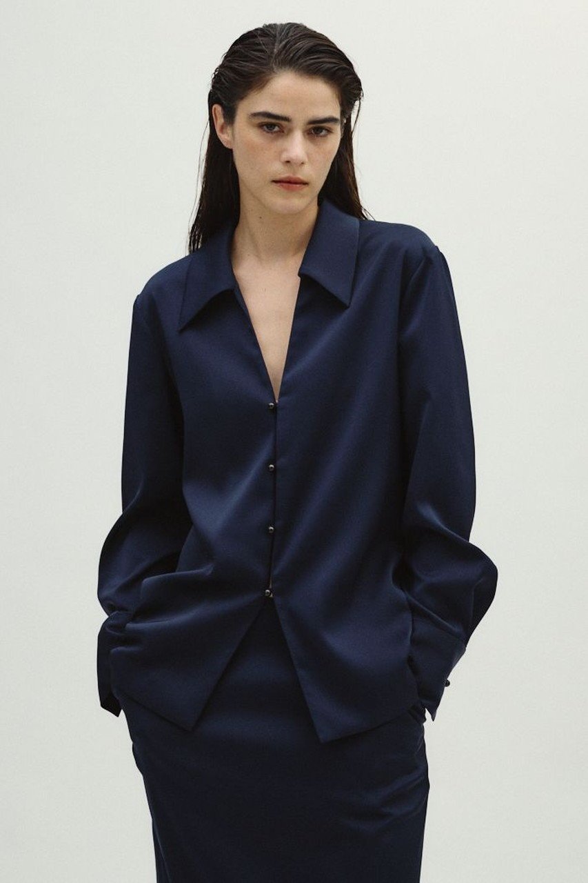 【リムアーク/RIM.ARK】のOpen collar slim SH JK/ジャケット 人気、トレンドファッション・服の通販 founy(ファニー) 　ファッション　Fashion　レディースファッション　Fashion for Women　アウター　Coat / Outerwear Collection　レディースジャケット・軽アウター　Jackets　トップス・カットソー　Cut & Sew Tops　2026年　2026　オケージョン　Occasion Wear　サテン　Satin, Glossy Fabric　ジャケット　Jacket, Outerwear　スリーブ　Sleeve, Long Sleeve / Short Sleeve　セットアップ　Set-Up, Coordinated Outfit　ダブル　Double, Double-Breasted　ラグジュアリー　Luxury, Elegant　ロング　Long, Long-Length　エレガント 上品　Elegant　夏　Summer　春　Spring　S/S・春夏　SS, Spring/Summer, Warm Season　other-7|ID: prp329100004745610 ipo3291000000035860840