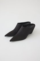 【リムアーク/RIM.ARK】の【10/23 10:00販売開始】Pointed satin mule/ミュール ブラック|ID:prp329100004745612