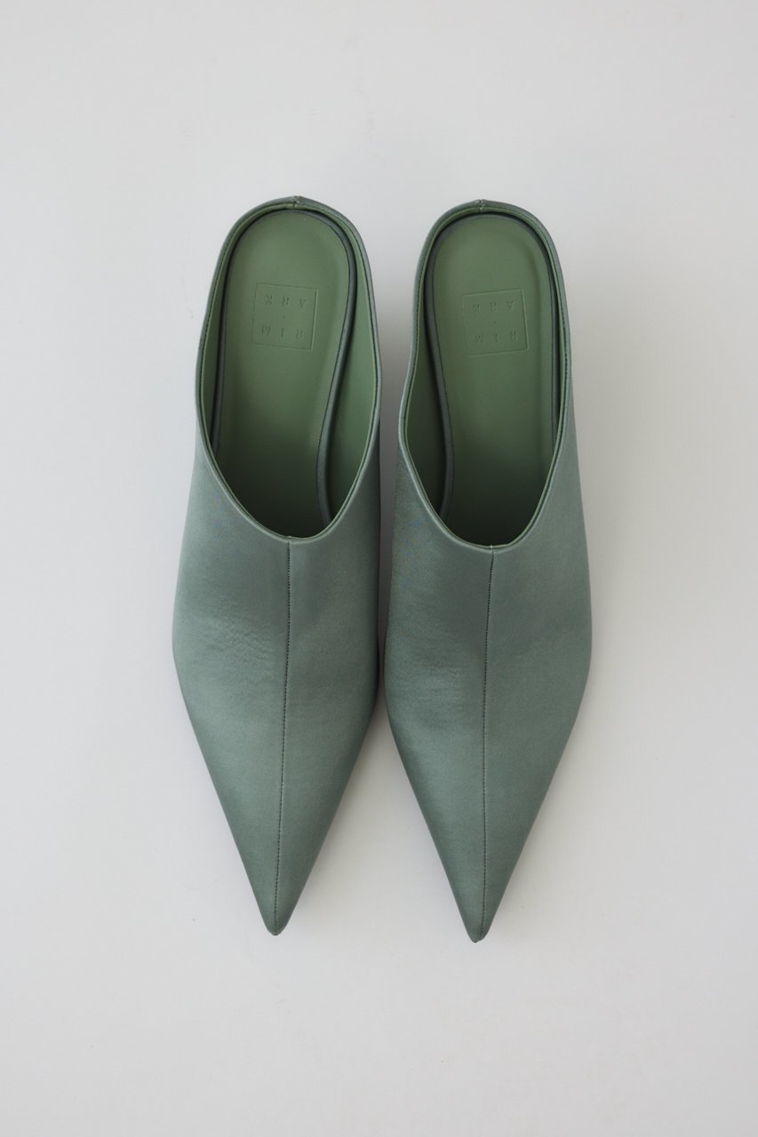 【リムアーク/RIM.ARK】のPointed satin mule/ミュール 人気、トレンドファッション・服の通販 founy(ファニー) 　ファッション　Fashion　レディースファッション　Fashion for Women　2026年　2026　サテン　Satin, Glossy Fabric　サンダル　Sandals, Summer Shoes　スラックス　Slacks, Dress Pants　デニム　Denim, Jeans Material　ドレス　Dress, One-Piece　ミュール　Mule, Backless Shoes　リュクス　Luxury, Elegant, High-End, Chic　エレガント 上品　Elegant　夏　Summer　春　Spring　S/S・春夏　SS, Spring/Summer, Warm Season　結婚式　Wedding　other-2|ID: prp329100004745612 ipo3291000000035777856