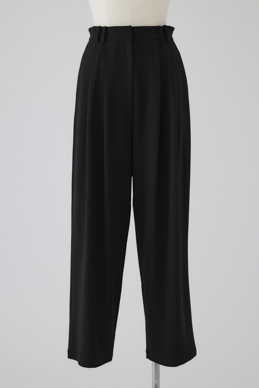 【リムアーク/RIM.ARK】の【12/17 10:00販売開始】Dobby stripe w tuck PT/パンツ インテリア・キッズ・メンズ・レディースファッション・服の通販 founy(ファニー) 　ファッション　Fashion　レディースファッション　Fashion for Women　パンツ　Pants & Trousers　2026年　2026　セットアップ　Set-Up, Coordinated Outfit　ワイド　Wide, Wide Fit　エレガント 上品　Elegant　再入荷　Restock / Back in Stock　夏　Summer　定番　Standard, Basic Item　春　Spring　S/S・春夏　SS, Spring/Summer, Warm Season　ブラック|ID: prp329100004745614 ipo3291000000034816932