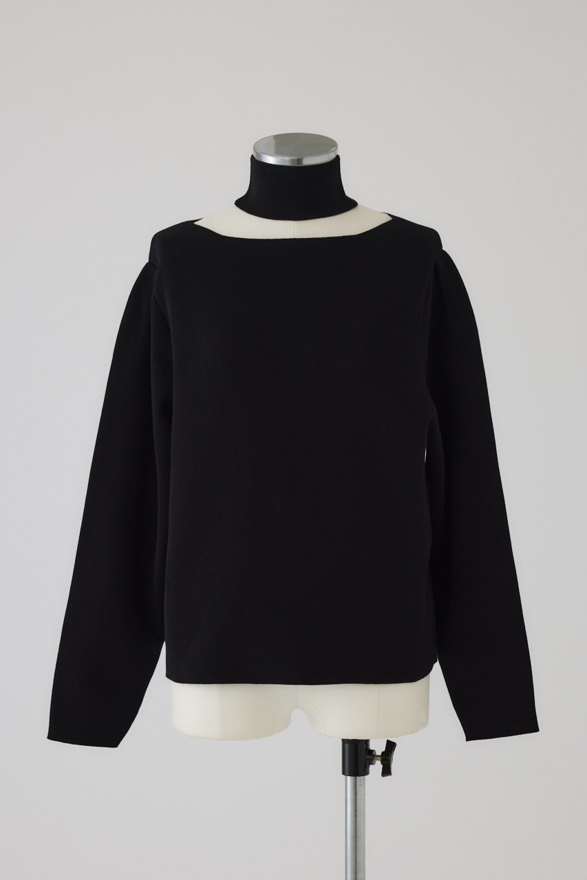 【リムアーク/RIM.ARK】の【10/23 10:00販売開始】Neck parts knit tops/ニット 人気、トレンドファッション・服の通販 founy(ファニー) 　ファッション　Fashion　レディースファッション　Fashion for Women　トップス・カットソー　Cut & Sew Tops　ニット　Knit Tops & Sweaters　カジュアルプルオーバー・ニットトップス　Pullovers & Knit Tops / Casual Pullovers　おすすめ　Recommended / Our Picks　アクセサリー　Fashion Accessories　インナー　Innerwear　クラシカル　Classical, Vintage-Inspired　デコルテ　Décolleté, Neckline　ハイネック　High Neck, Mock Neck　エレガント 上品　Elegant　 other-1|ID: prp329100004745615 ipo3291000000034308179