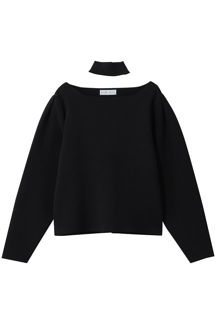 【リムアーク/RIM.ARK】のNeck parts knit tops/ニット 人気、トレンドファッション・服の通販 founy(ファニー) 　ファッション　Fashion　レディースファッション　Fashion for Women　トップス・カットソー　Cut & Sew Tops　ニット　Knit Tops & Sweaters　カジュアルプルオーバー・ニットトップス　Pullovers & Knit Tops / Casual Pullovers　おすすめ　Recommended / Our Picks　アクセサリー　Fashion Accessories　インナー　Innerwear　クラシカル　Classical, Vintage-Inspired　デコルテ　Décolleté, Neckline　ハイネック　High Neck, Mock Neck　エレガント 上品　Elegant　 other-1|ID: prp329100004745615 ipo3291000000036767216