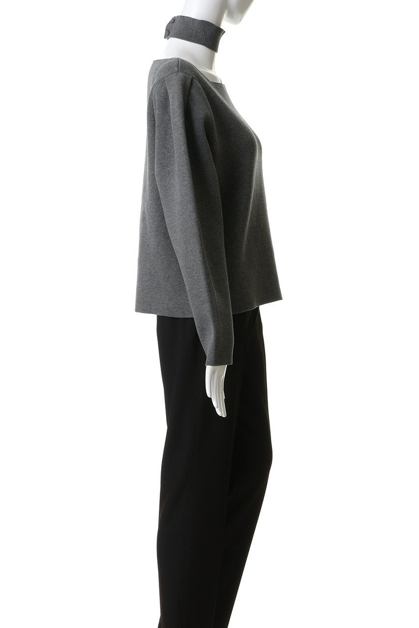 【リムアーク/RIM.ARK】のNeck parts knit tops/ニット 人気、トレンドファッション・服の通販 founy(ファニー) 　ファッション　Fashion　レディースファッション　Fashion for Women　トップス・カットソー　Cut & Sew Tops　ニット　Knit Tops & Sweaters　カジュアルプルオーバー・ニットトップス　Pullovers & Knit Tops / Casual Pullovers　おすすめ　Recommended / Our Picks　アクセサリー　Fashion Accessories　インナー　Innerwear　クラシカル　Classical, Vintage-Inspired　デコルテ　Décolleté, Neckline　ハイネック　High Neck, Mock Neck　エレガント 上品　Elegant　other-3|ID: prp329100004745615 ipo3291000000036767225