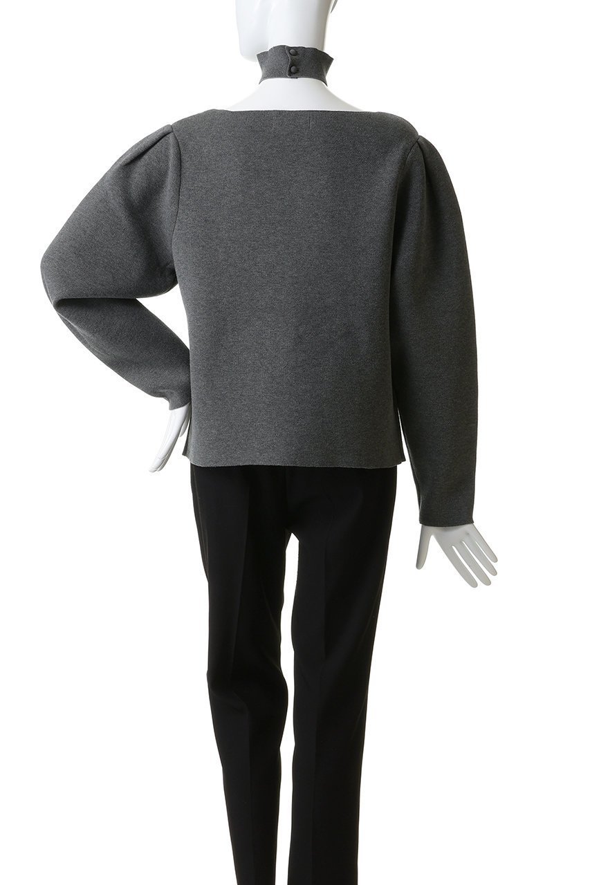 【リムアーク/RIM.ARK】のNeck parts knit tops/ニット 人気、トレンドファッション・服の通販 founy(ファニー) 　ファッション　Fashion　レディースファッション　Fashion for Women　トップス・カットソー　Cut & Sew Tops　ニット　Knit Tops & Sweaters　カジュアルプルオーバー・ニットトップス　Pullovers & Knit Tops / Casual Pullovers　おすすめ　Recommended / Our Picks　アクセサリー　Fashion Accessories　インナー　Innerwear　クラシカル　Classical, Vintage-Inspired　デコルテ　Décolleté, Neckline　ハイネック　High Neck, Mock Neck　エレガント 上品　Elegant　other-4|ID: prp329100004745615 ipo3291000000036767227