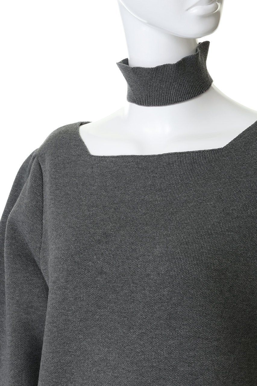 【リムアーク/RIM.ARK】のNeck parts knit tops/ニット 人気、トレンドファッション・服の通販 founy(ファニー) 　ファッション　Fashion　レディースファッション　Fashion for Women　トップス・カットソー　Cut & Sew Tops　ニット　Knit Tops & Sweaters　カジュアルプルオーバー・ニットトップス　Pullovers & Knit Tops / Casual Pullovers　おすすめ　Recommended / Our Picks　アクセサリー　Fashion Accessories　インナー　Innerwear　クラシカル　Classical, Vintage-Inspired　デコルテ　Décolleté, Neckline　ハイネック　High Neck, Mock Neck　エレガント 上品　Elegant　other-5|ID: prp329100004745615 ipo3291000000036767229