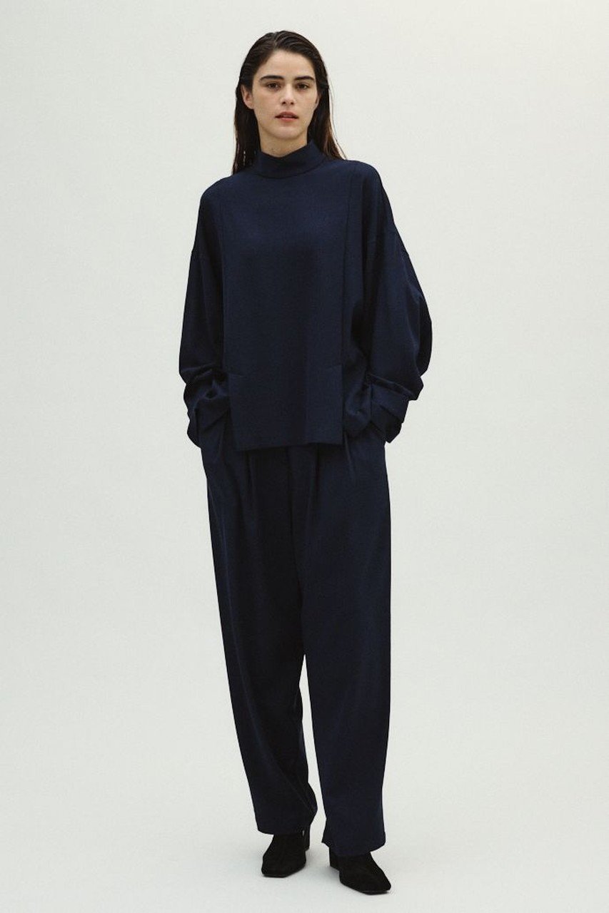 【リムアーク/RIM.ARK】の【10/23 10:00販売開始】Dobby stripe flap pullover/プルオーバー 人気、トレンドファッション・服の通販 founy(ファニー) 　ファッション　Fashion　レディースファッション　Fashion for Women　トップス・カットソー　Cut & Sew Tops　シャツ・ブラウス・オフィスカジュアル　Elegant Blouses & Button-Ups　ロングTシャツ・Tシャツ　Longline T-Shirts & Tees　カジュアルプルオーバー・ニットトップス　Pullovers & Knit Tops / Casual Pullovers　カットソー・ベーシックTシャツ　Cut-and-Sewn Tops / Stretch Tees & Basics　シンプル　Simple, Minimal　スラックス　Slacks, Dress Pants　スリーブ　Sleeve, Long Sleeve / Short Sleeve　セットアップ　Set-Up, Coordinated Outfit　フロント　Front, Front Design　リラックス　Relax, Relaxed Fit　ロング　Long, Long-Length　エレガント 上品　Elegant　other-2|ID: prp329100004745616 ipo3291000000034308194
