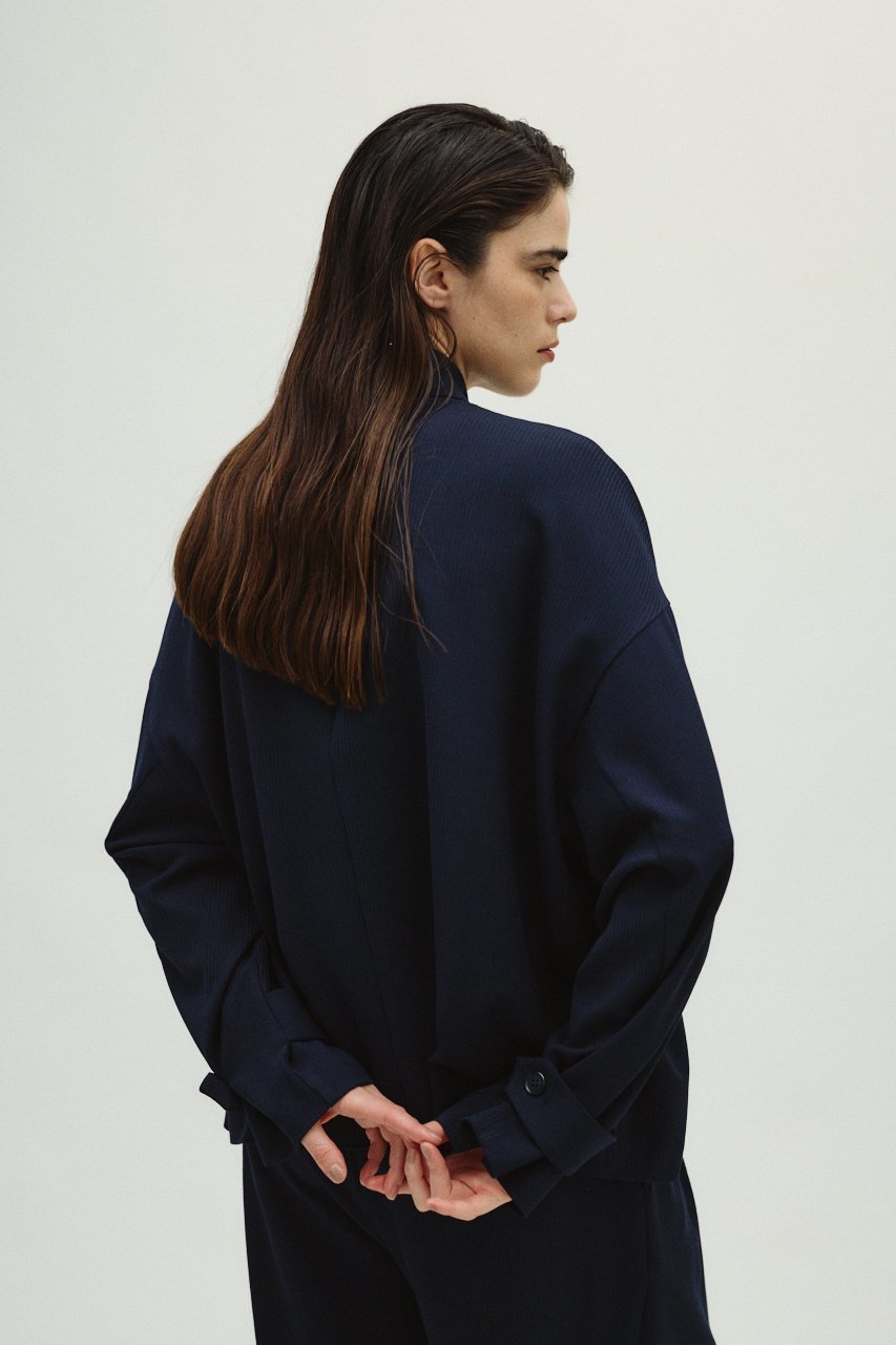 【リムアーク/RIM.ARK】の【10/23 10:00販売開始】Dobby stripe flap pullover/プルオーバー 人気、トレンドファッション・服の通販 founy(ファニー) 　ファッション　Fashion　レディースファッション　Fashion for Women　トップス・カットソー　Cut & Sew Tops　シャツ・ブラウス・オフィスカジュアル　Elegant Blouses & Button-Ups　ロングTシャツ・Tシャツ　Longline T-Shirts & Tees　カジュアルプルオーバー・ニットトップス　Pullovers & Knit Tops / Casual Pullovers　カットソー・ベーシックTシャツ　Cut-and-Sewn Tops / Stretch Tees & Basics　シンプル　Simple, Minimal　スラックス　Slacks, Dress Pants　スリーブ　Sleeve, Long Sleeve / Short Sleeve　セットアップ　Set-Up, Coordinated Outfit　フロント　Front, Front Design　リラックス　Relax, Relaxed Fit　ロング　Long, Long-Length　エレガント 上品　Elegant　other-5|ID: prp329100004745616 ipo3291000000034308197