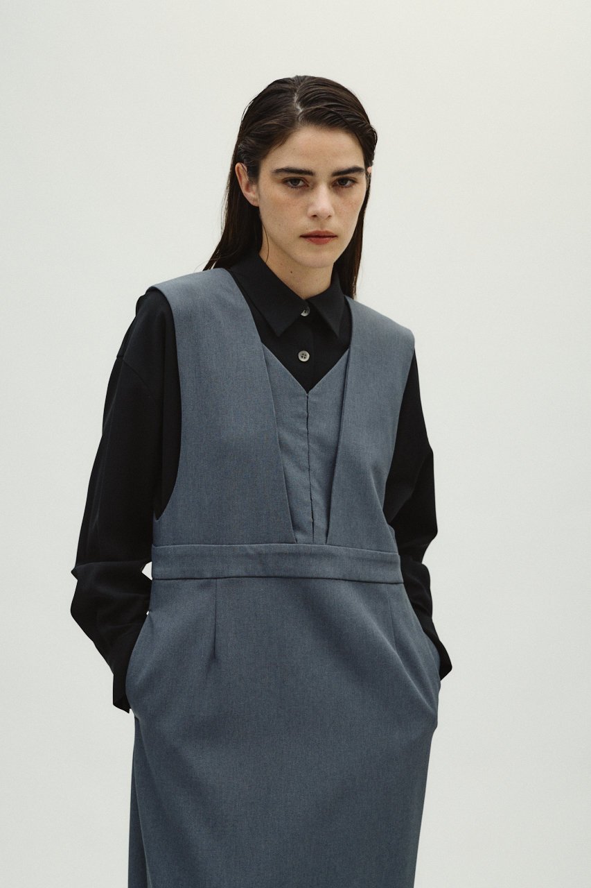 【リムアーク/RIM.ARK】の【10/23 10:00販売開始】Vest like jumper SK/スカート 人気、トレンドファッション・服の通販 founy(ファニー) 　ファッション　Fashion　レディースファッション　Fashion for Women　アウター　Coat / Outerwear Collection　スカート　Skirts　ロングスカート　Long Skirts / Maxi & Midi Skirts　インナー　Innerwear　カットソー　Cut and Sewn Top　ツイル　Twist, Twisted Detail　ロング　Long, Long-Length　other-8|ID: prp329100004745619 ipo3291000000034308228