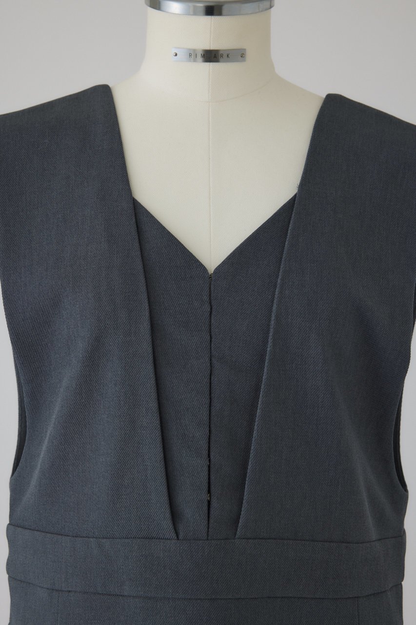 【リムアーク/RIM.ARK】のVest like jumper SK/スカート 人気、トレンドファッション・服の通販 founy(ファニー) 　ファッション　Fashion　レディースファッション　Fashion for Women　アウター　Coat / Outerwear Collection　スカート　Skirts　ロングスカート　Long Skirts / Maxi & Midi Skirts　インナー　Innerwear　カットソー　Cut and Sewn Top　ツイル　Twist, Twisted Detail　ロング　Long, Long-Length　other-2|ID: prp329100004745619 ipo3291000000036885841